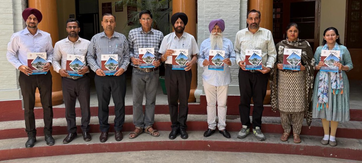 Release of literary magazine 'Gobind Nidhi' of Khalsa College Mahilpur.